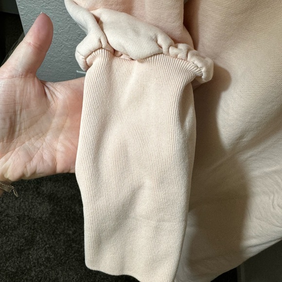 J.Crew Original cotton terry puff-sleeve sweatshirt dress - Picture 4 of 7